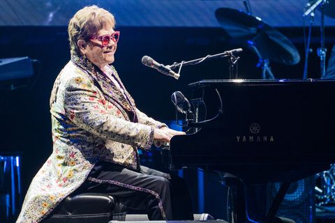 new orleans, louisiana january 19th elton john performs during the yellow brick road farewell tour at smoothie king center on january 19, 2022 in new orleans, louisiana photo by erika goldringgetty images