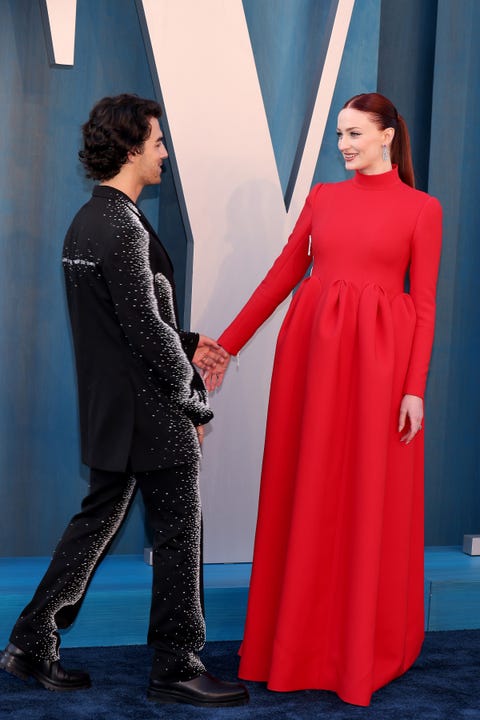 Sophie Turner and Joe Jonas at Vanity Fair Oscars After Party sophie turner and joe jonas at vanity fair oscars after party