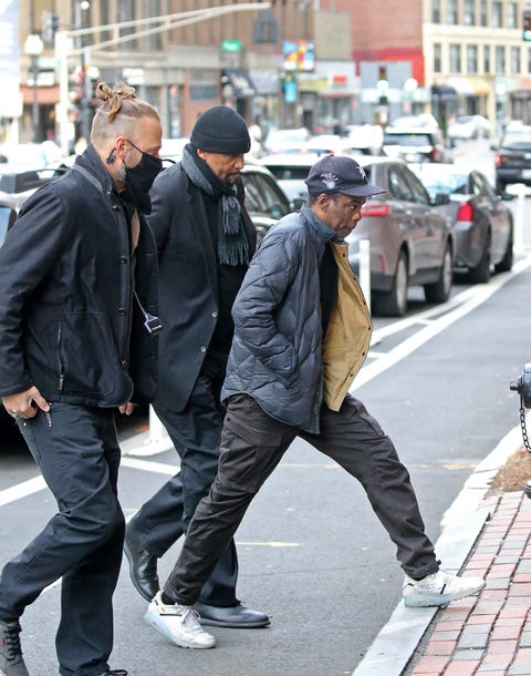 Chris Rock Arrives at Wilbur boston, ma march 30 comedian chris rock arrives at the wilbur theatre on march 30, 2022 in boston, massachusetts staff photo by stuart cahillboston herald