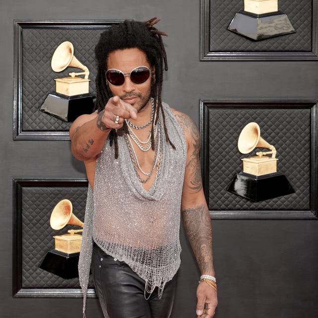 las vegas, nevada   april 03 lenny kravitz attends the 64th annual grammy awards at mgm grand garden arena on april 03, 2022 in las vegas, nevada photo by jeff kravitzfilmmagic