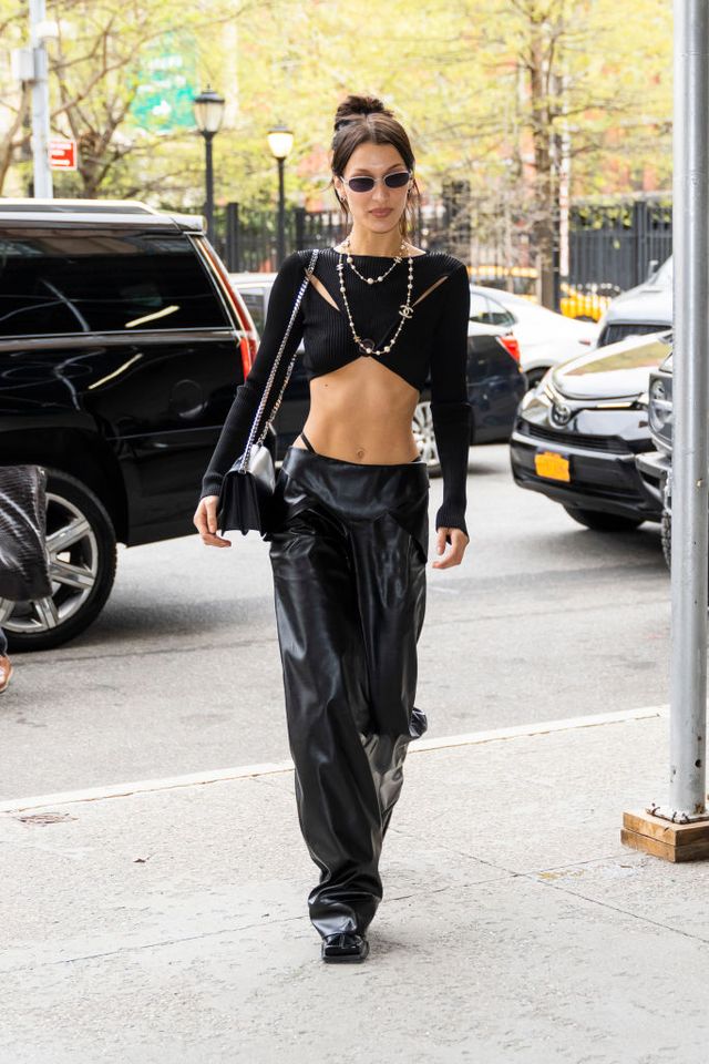 Bella Hadid Just Made the Exposed-Thong Trend Look Chic
