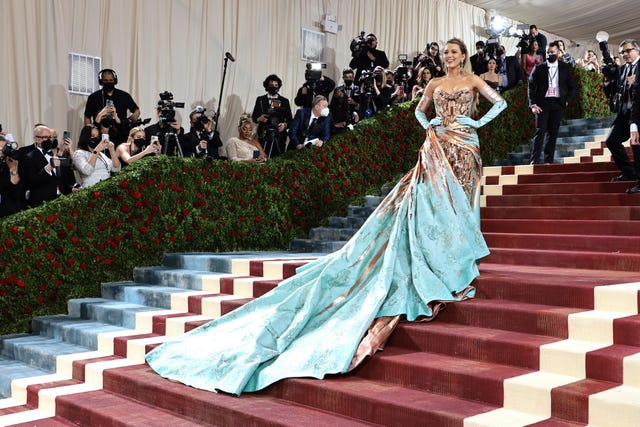 Twitter Reacts to Blake Lively's Dress Reveal at the Met Gala