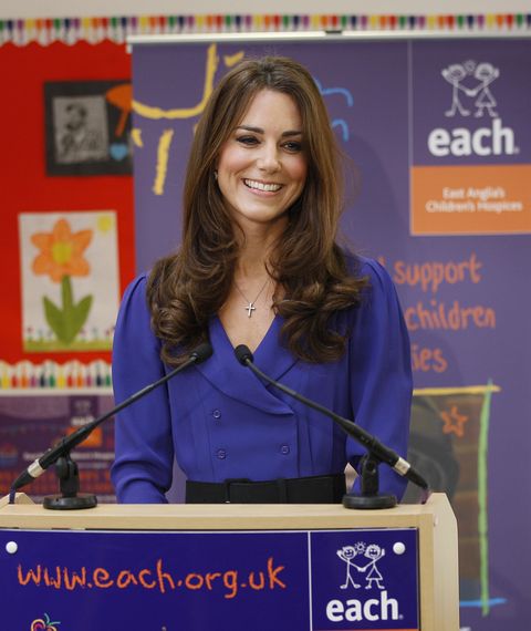 london, england march 19th catherine, duchess of cambridge speaks during a visit to open the hospice children's hut on march 19th 2012 in ipswich, england kirsty wigglesworth wpa poolgetty images
