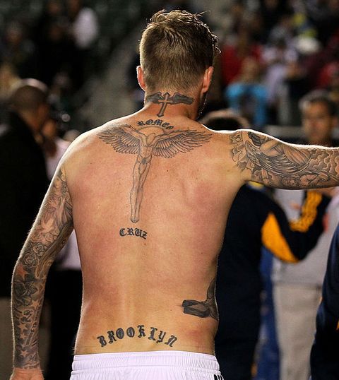 Beckham Angel Tattoo