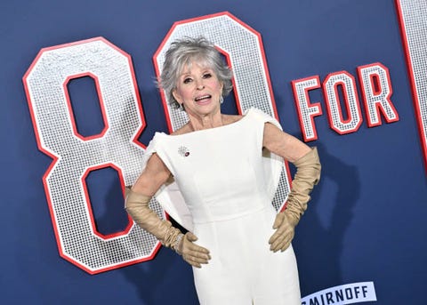 los angeles, california january 31 rita moreno attends the los angeles premiere screening of paramount pictures 80 for brady at regency village theatre on january 31, 2023 in los angeles, california photo by axellebauer griffinfilmmagic