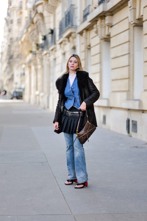 skirt over pants