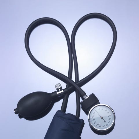 Close up of blood pressure gauge Close up of blood pressure gauge