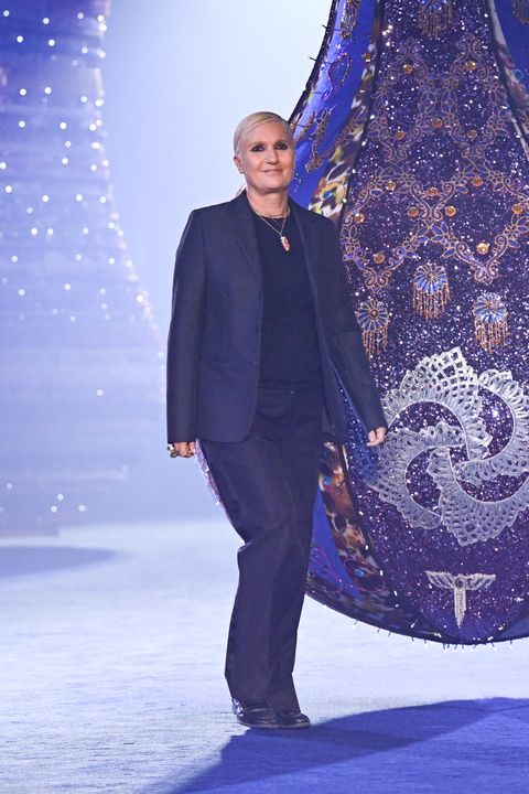 Maria Grazia In The Dior Fashion Show Fall Winter 2023 2024