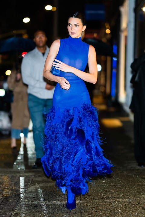 Kendal blue Chanel dress kendal blue chanel dress