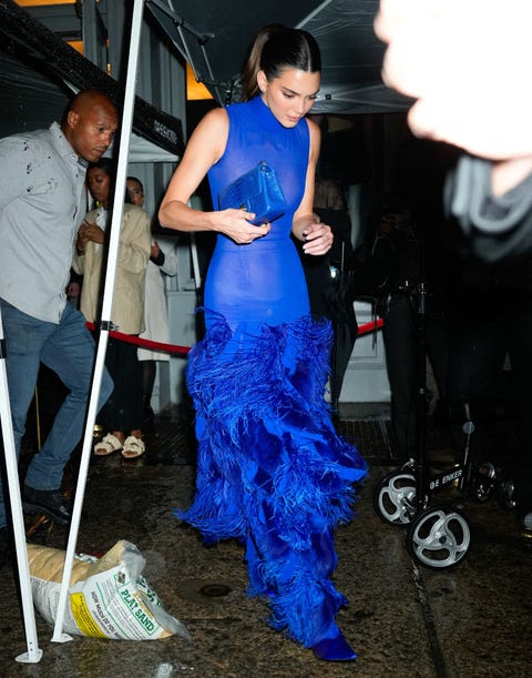 Kendal blue Chanel dress kendal blue chanel dress