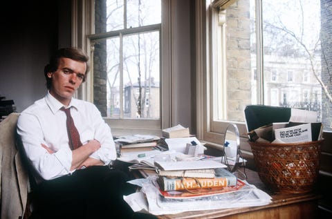 london, england   september 25   english writer martin amis poses at home on september 25, 1987 in london, england photo by ulf andersengetty images