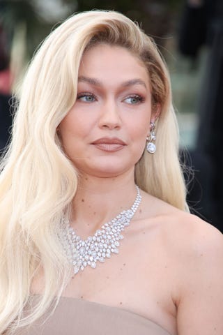 Cannes, France May 21 Gigi Hadid attends the firebrand Le Jeu de la Reine red carpet during the 76th annual Cannes Film Festival at Palais des Festivals on May 21, 2023 in Cannes, France Photo by Daniel VentureLiveImage