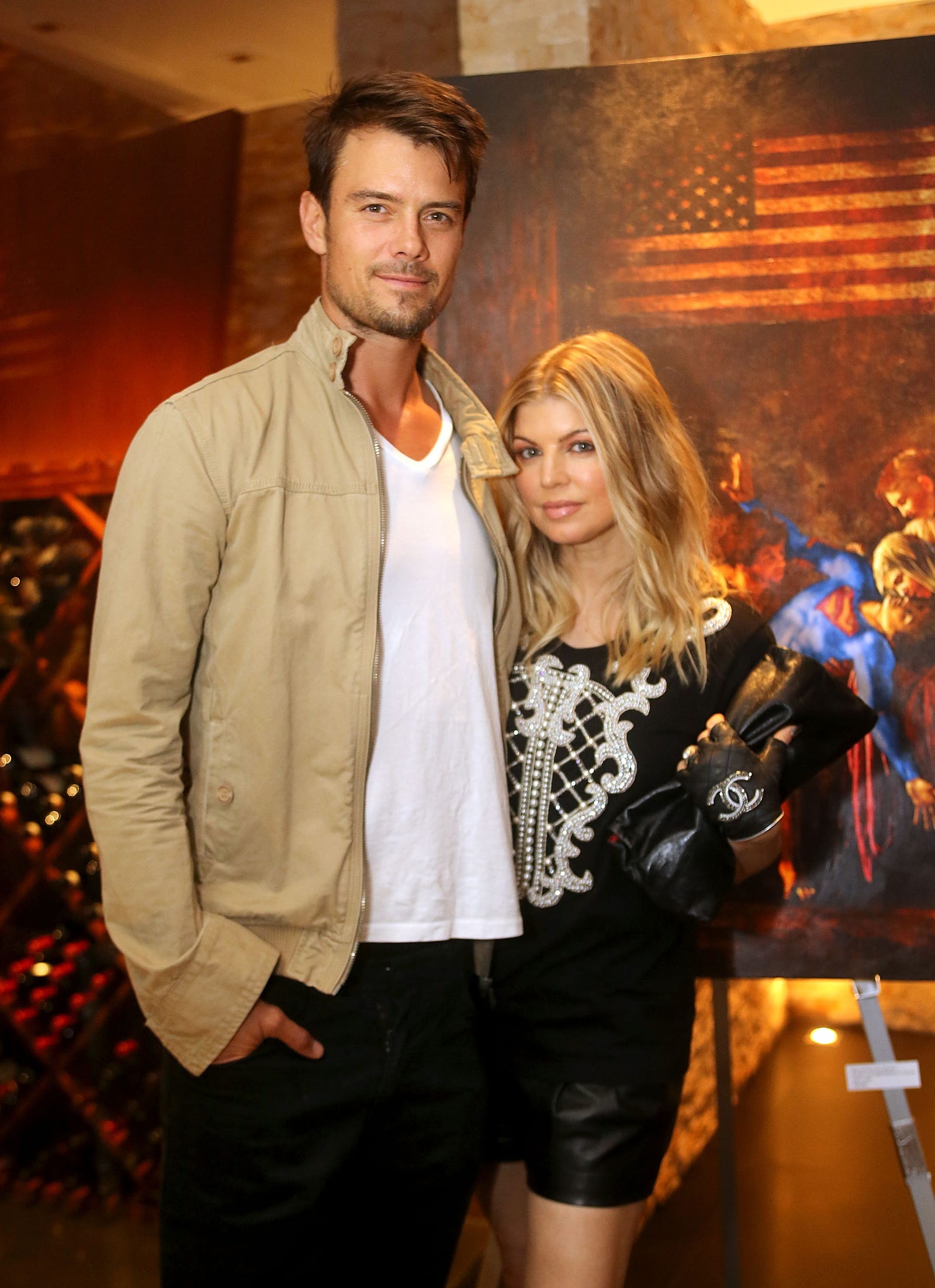 Josh Duhamel and Fergie