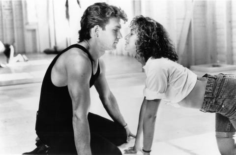 Patrick Swayze And Jennifer Grey In 'Dirty Dancing' patrick swayze and jennifer grey in a scene from the film dirty dancing in 1987