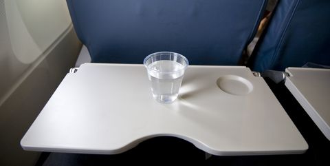 Plane tray table