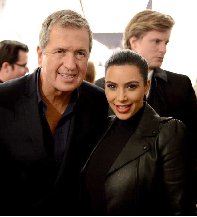 Mario Testino og Kim Kardashian