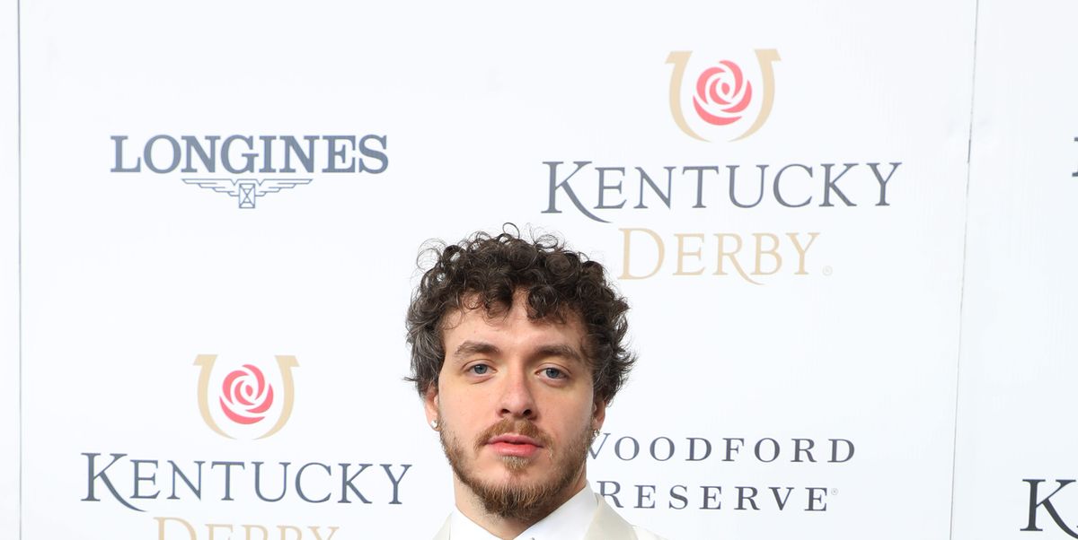 Jack Harlow Wore an Iridescent White Suit to the Kentucky Derby Verve