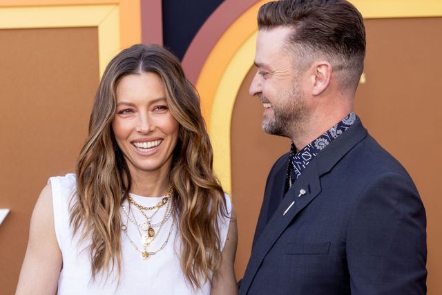 los angeles, california may 09 jessica biel and justin timberlake attend the los angeles premiere fyc event for hulus candy at el capitan theatre on may 09, 2022 in los angeles, california photo by emma mcintyrewireimage