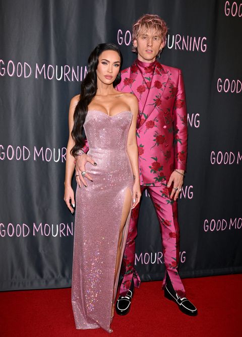 megan fox and machine gun kelly at the good mourning premiere