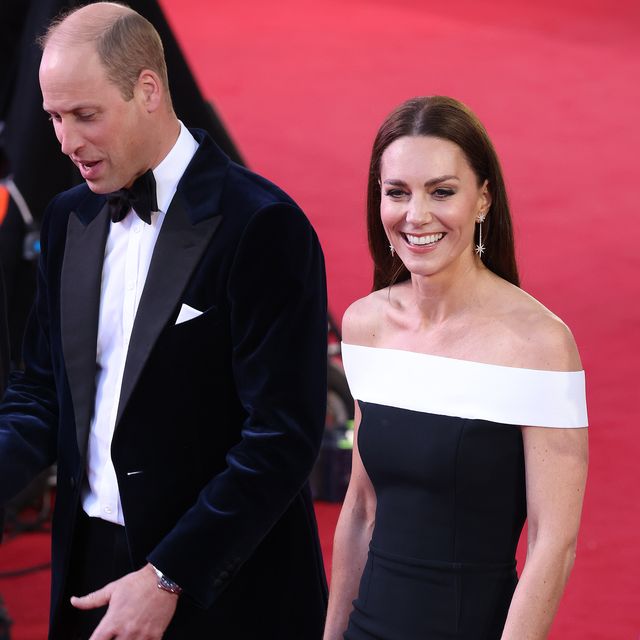 london, england   may 19 catherine, duchess of cambridge and prince william, duke of cambridge attend the top gun maverick royal film performance  at leicester square on may 19, 2022 in london, england photo by neil mockfordfilmmagic