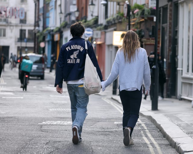 London Celebrity Sightings - March 15, 2022 london, england march 15 harry styles and olivia wilde are seen in soho on march 15, 2022 in london, england photo by neil mockfordgc images