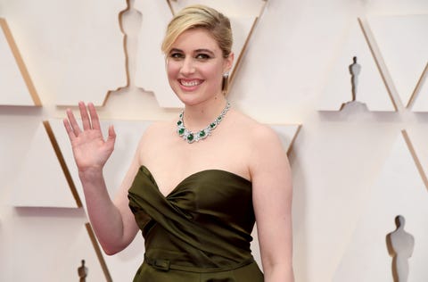 greta gerwig attends the 92nd annual academy awards at hollywood and highland in hollywood