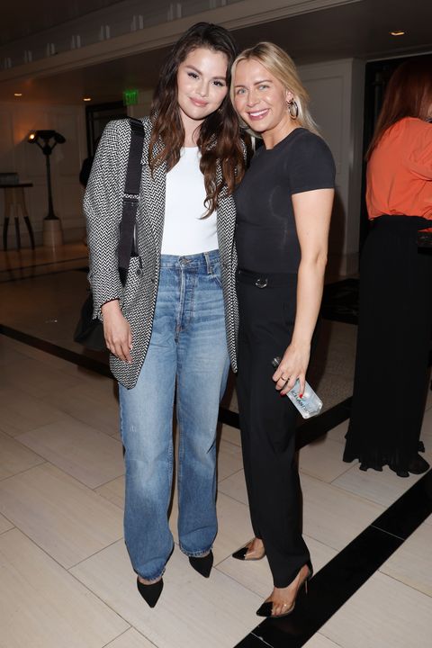 selena gomez and raquelle stevens at giving back generation event