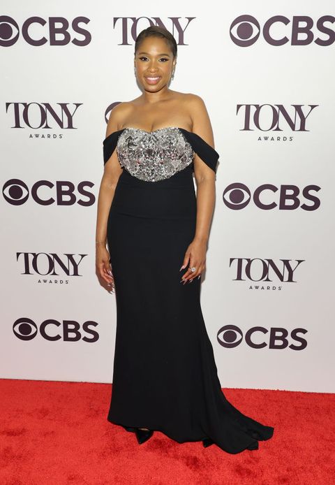 new york, new york   june 12 jennifer hudson poses in the press room during the 75th annual tony awards at 3 west club on june 12, 2022 in new york city photo by cindy ordgetty images for tony awards productions