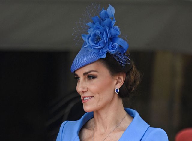 windsor, england   june 13 editors note retransmission with alternate crop catherine, duchess of cambridge attends the order of the garter service at st georges chapel on june 13, 2022 in windsor, england photo by toby melville   wpa poolgetty images