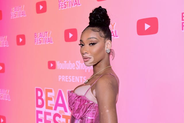 los angeles, california june 16 winnie harlow attends as youtube shopping presents beauty festival 2022 at youtube stages la on june 16, 2022 in los angeles, california photo by stefanie keenangetty images for youtube beauty