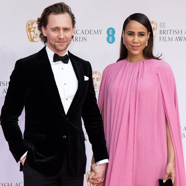 london, england   march 13 l r tom hiddleston and zawe ashton attend the ee british academy film awards 2022 at royal albert hall on march 13, 2022 in london, england photo by jeff spicergetty images