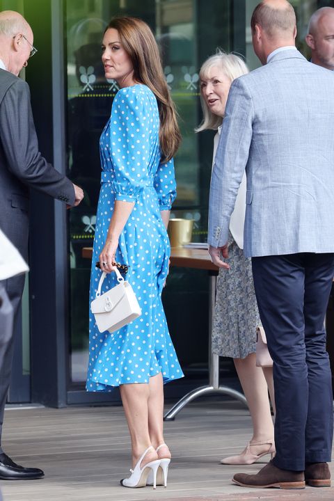 london, england   july 05 catherine, duchess of cambridge and prince william, duke of cambridge arrives for day 9 at all england lawn tennis and croquet club on july 05, 2022 in london, england photo by neil mockfordgc images