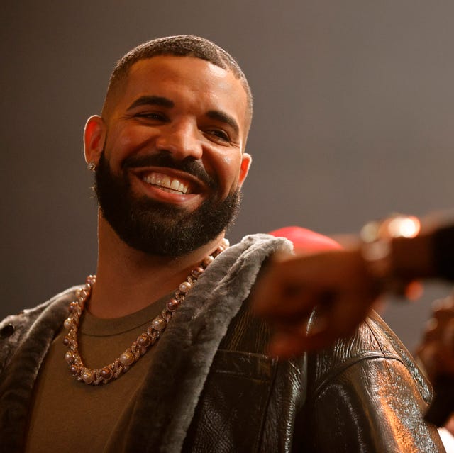 long beach, california   october 30 drake speaks onstage during drakes till death do us part rap battle on october 30, 2021 in long beach, california photo by amy sussmangetty images