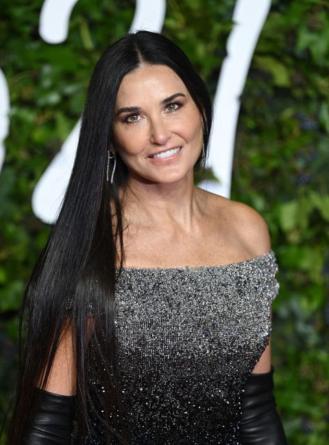 london, england   november 29 demi moore attends the fashion awards 2021 at the royal albert hall on november 29, 2021 in london, england photo by karwai tangwireimage