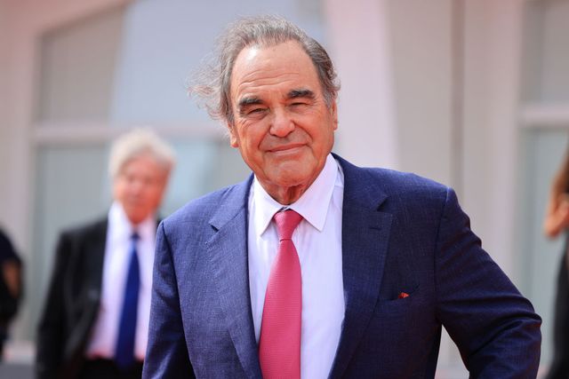 venice, italy   september 09 director oliver stone attends the nuclear red carpet at the 79th venice international film festival on september 09, 2022 in venice, italy photo by andreas rentzgetty images