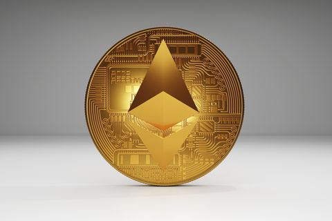 3d illustration of an ethereum crypto currency coin