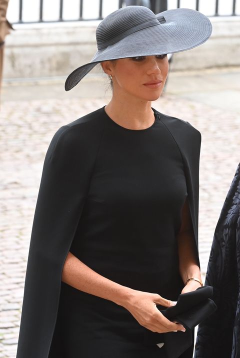 meghan markle tijdens de begrafenis van queen elizabeth ii bij westminster abbey in londen op 19 september 2022