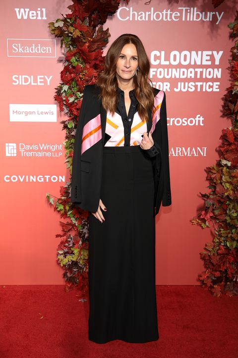 new york, new york   september 29 julia roberts attends the clooney foundation for justice inaugural albie awards at new york public library on september 29, 2022 in new york city photo by dimitrios kambourisgetty images for albie awards