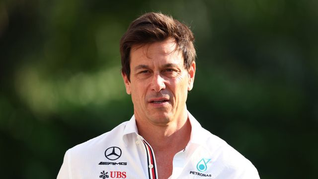 singapore, singapore   september 30 mercedes gp executive director toto wolff walks in the paddock prior to practice ahead of the f1 grand prix of singapore at marina bay street circuit on september 30, 2022 in singapore, singapore photo by bryn lennon   formula 1formula 1 via getty images