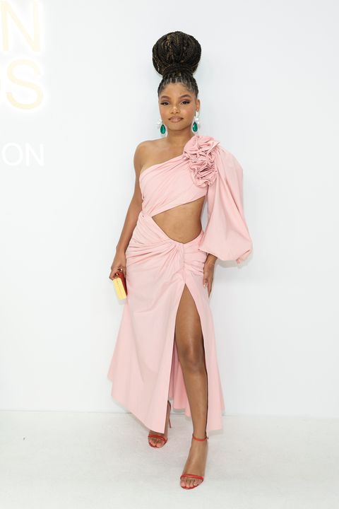 new york, new york   november 07 halle bailey attends the cfda fashion awards at casa cipriani on november 07, 2022 in new york city photo by dimitrios kambourisgetty images