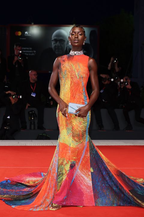 venice, italy   september 01 jodie turner smith attends the bardo red carpet at the 79th venice international film festival on september 01, 2022 in venice, italy photo by ernesto rusciogetty images