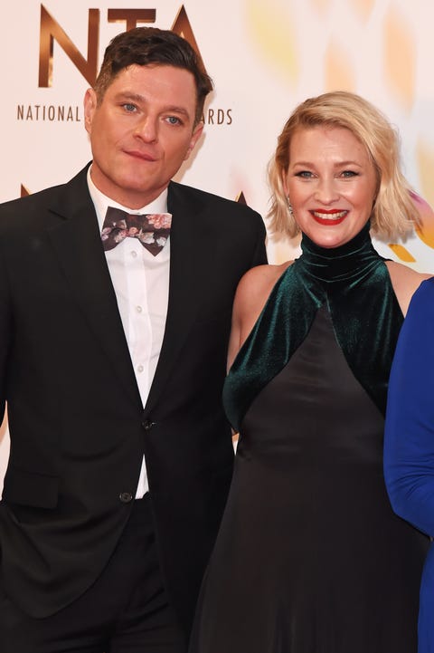 mathew horne and joanna page at a red carpet event