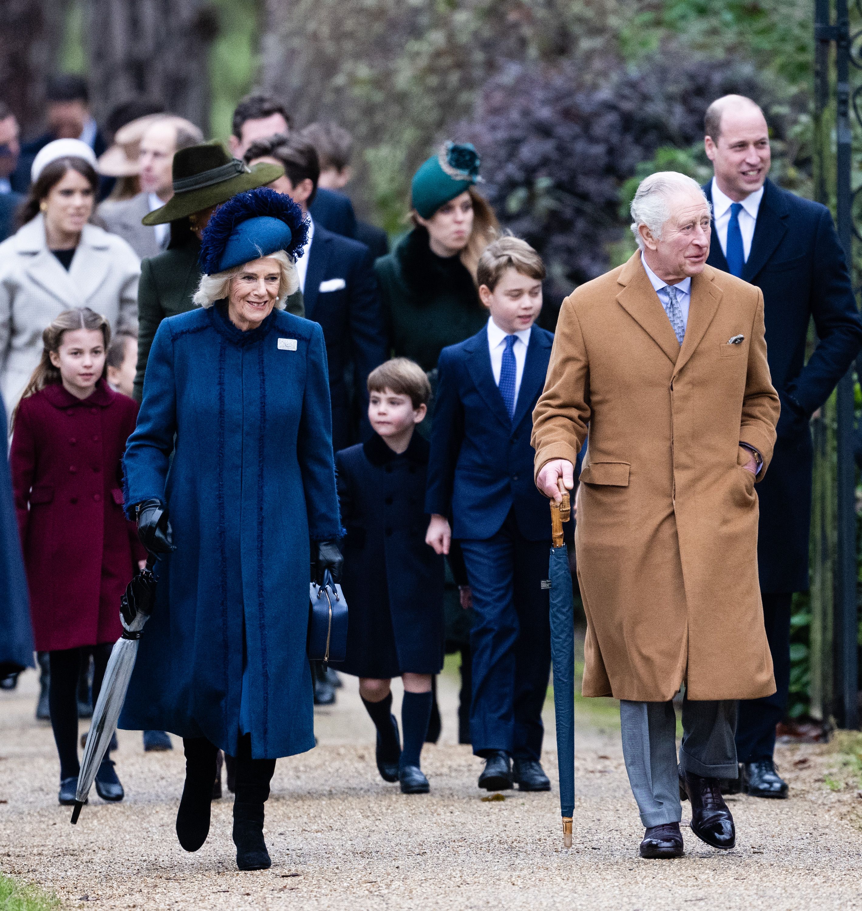 King Charles and the royal family greet crowds at Sandringham Christmas