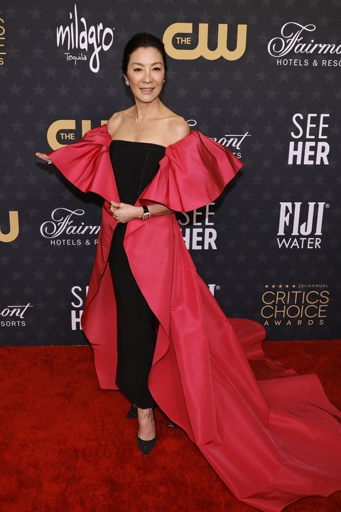 los angeles, california january 15 michelle yeoh attends the 28th annual critics choice awards at fairmont century plaza on january 15, 2023 in los angeles, california photo by kevin wintergetty images for critics choice association