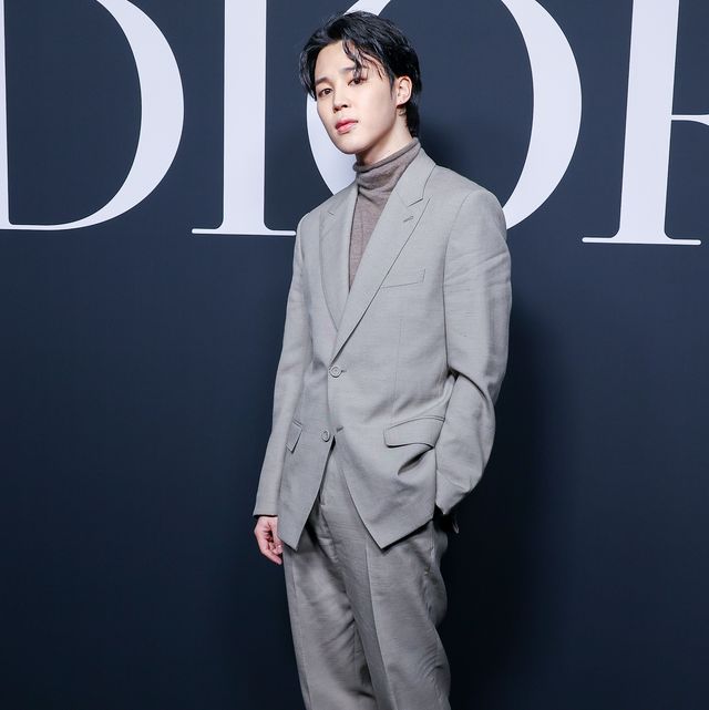 paris, france january 20 editorial use only for non editorial use please seek approval from fashion house jimin of bts attends the dior homme menswear fall winter 2023 2024 show as part of paris fashion week on january 20, 2023 in paris, france photo by marc piaseckiwireimage