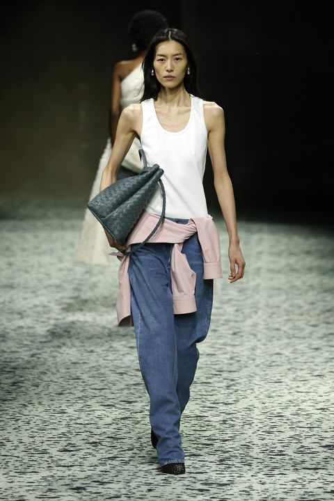 a model walks the runway at the bottega veneta fashion show during the milan fashion week womenswear fallwinter 20232024 on february 25, 2023 in milan, italy photo estrop by getty images
