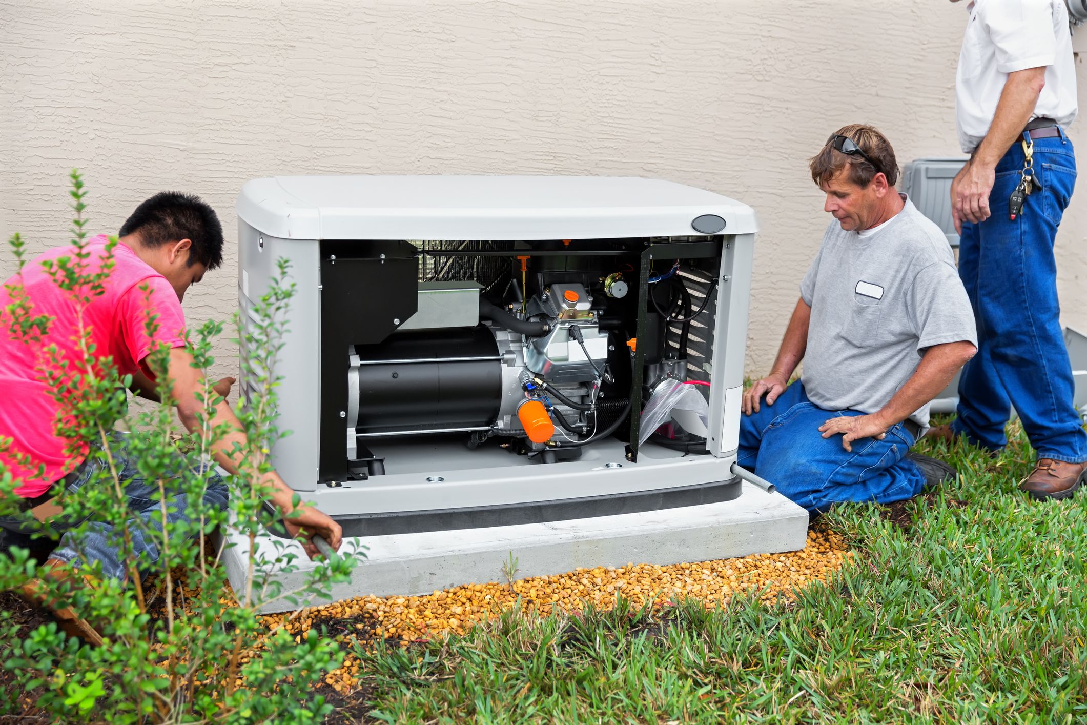 gas electric generators for homes