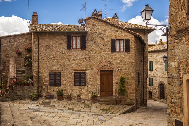 tuscan village, italy