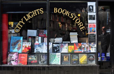 san francisco, ca may 20, 2013 city lights bookstore is an independent bookstore founded in 1953 by poet lawrence ferlinghetti and peter martin on columbus avenue in the north beach neighborhood of san francisco, birthplace of the beat generation of the 1950s the historic bookstore was a haunt of beat generation writers and artists including jack kerouac, neal cassady and allen ginsberg, it continues to be a popular bookstore, specializing in publications of interest to leftist readers photo by robert alexandergetty pictures