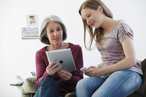 elderly person  adolescent photo by bsipuniversal images group via getty images
